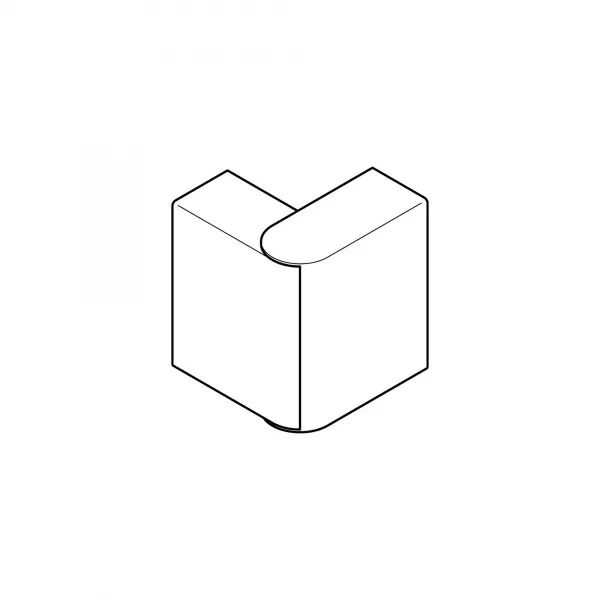 Angle ext�rieur variable 60��120�-Pour goulotte Logix45,Universel 100x50mm-Blanc