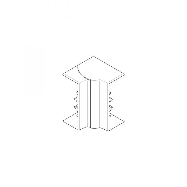 Angle int�rieur variable 80��120�-Pour goulotte Logix45,Universel 100x50mm-Blanc