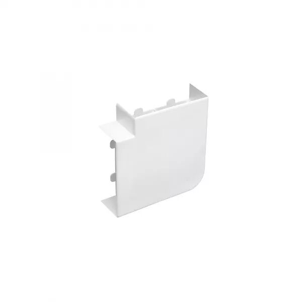 Angle plat - Pour goulotte Logix 50x50mm - Blanc Artic