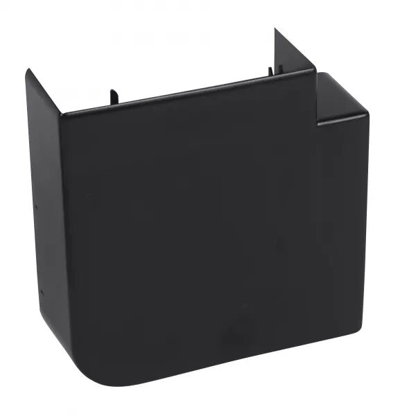Angle plat - Pour goulotte Logix et Logix ZH 130x50mm - Noir