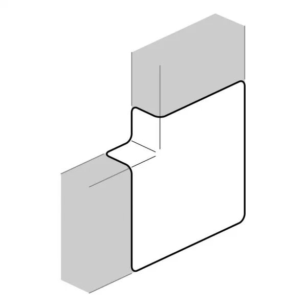 ANGLE PLAT GBD/GBA 50131 PURE (GBD5013159016)