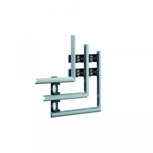 ANGLE PLAT POUR BKIS �PAIS 12,5MM DOUBLE HAUTEUR ACIER (VERZ) ZINGU�
