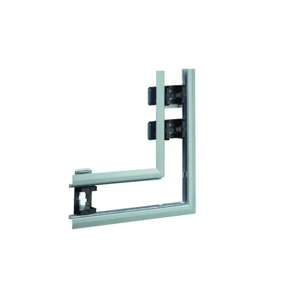 ANGLE PLAT POUR BKIS �PAIS 25MM SIMPLE HAUTEUR ACIER (VERZ) ZINGU�