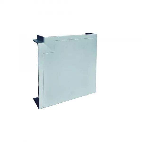 ANGLE PLAT POUR GOULOTTE D\'INSTALLATION GBA 50X160MM, PVC COULEUR ALU