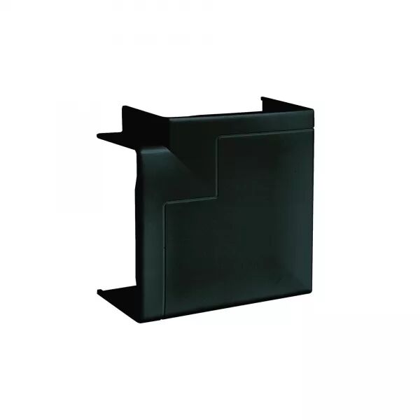 ANGLE PLAT POUR GOULOTTE D\'INSTALLATION GBD 50X85MM, NOIR