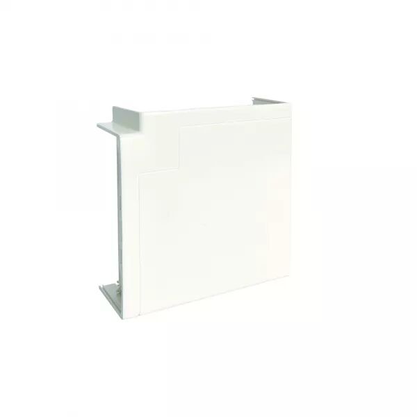 ANGLE PLAT POUR GOULOTTE D\'INSTALLATION GBD ET GBA 50X130MM BLANC