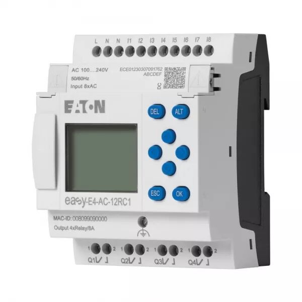 APPAREIL DE BASE 100-240 V AC/DC, AFFICHEUR, 8E TOR, 4S RELAIS