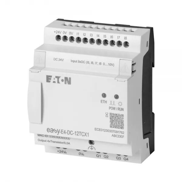APPAREIL DE BASE 24 V DC, SANS AFFICHEUR, 8E TOR DONT 4 ANA, 4S TRANSISTOR