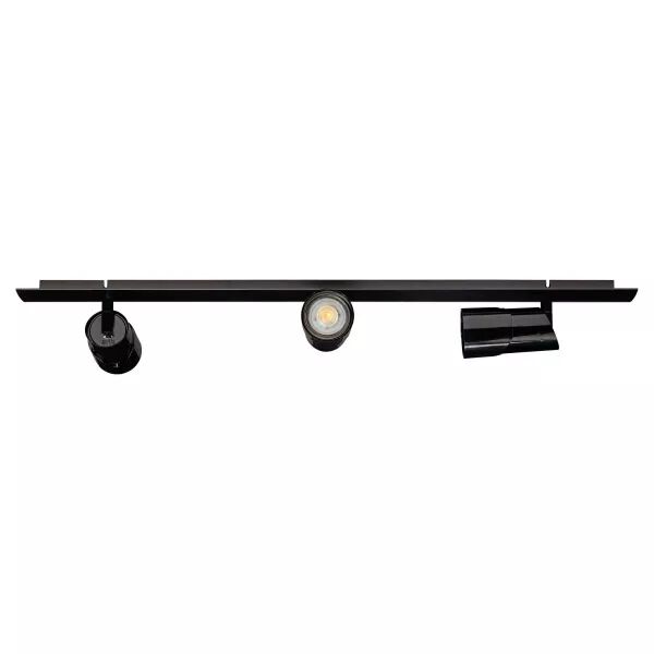 Appl. Barre 3 spots JUDY B3 GU10, noir, LED 5W CCT 500lm 25000H incl. (4475)