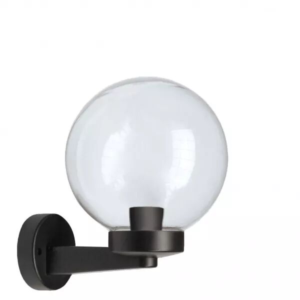 Applique avec sph�re pour ext�rieur en PMMA, 200mm, Culot E27, transparent