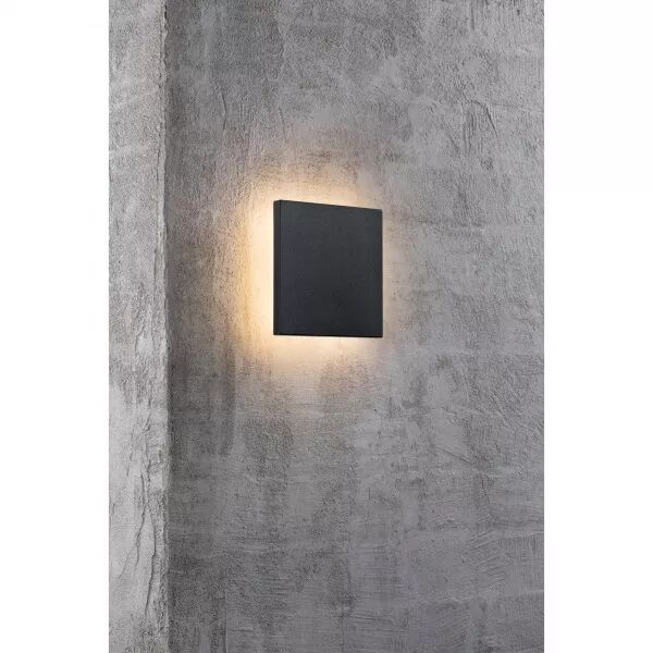APPLIQUE MURALE - ARTEGO CARR� - ALUMINIUM - NOIR - LED MODULE INCL.