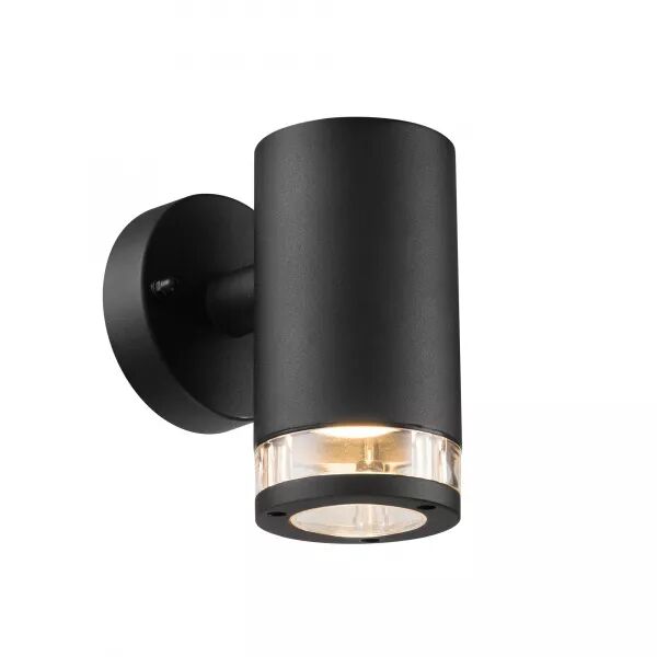 APPLIQUE MURALE - BIRK - ALUMINIUM - NOIR -  GU10