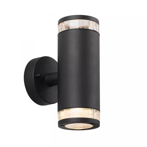 Applique murale - BIRK Double - Aluminium - Noir -  GU10 (45501003)