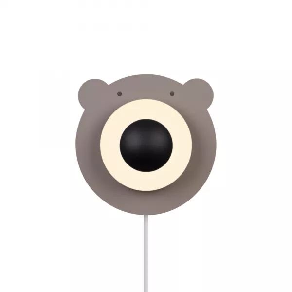 APPLIQUE MURALE - BRUNABEAR - M�TAL - MARRON -  E14