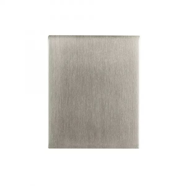 APPLIQUE MURALE - CANTO KUBI 2 - ACIER INOXYDABLE - INOX - LED MODULE INCL.