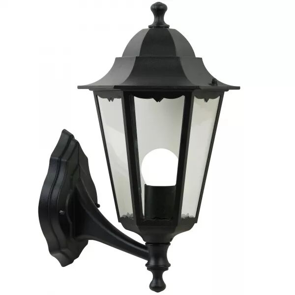 Applique murale - CARDIFF UP - Aluminium - Noir -  E27 (74371003)