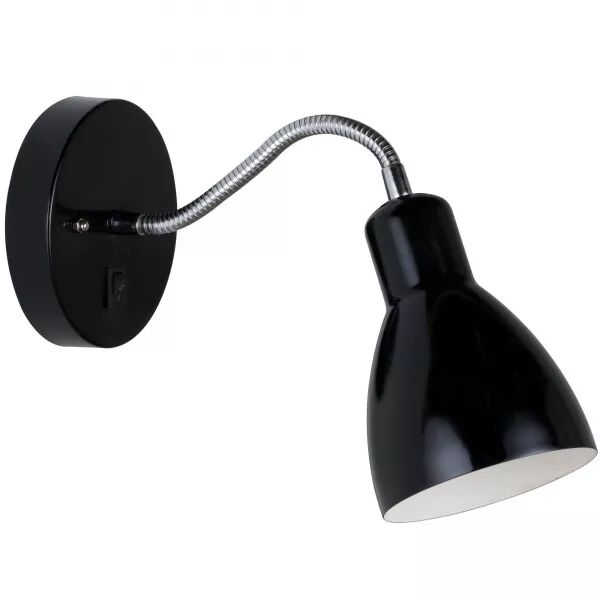 APPLIQUE MURALE - CYCLONE -  M�TAL - NOIR - E14