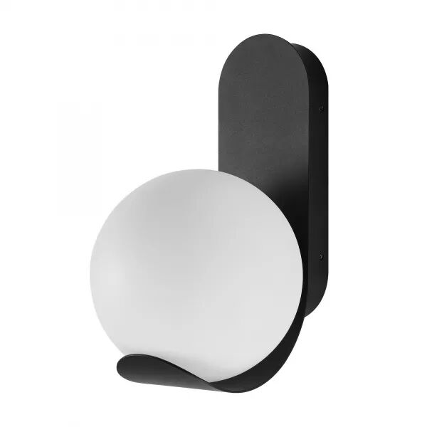 APPLIQUE MURALE - DALIUS -  PLASTIQUE - NOIR -  E27