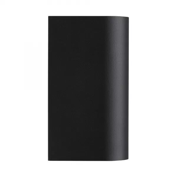 APPLIQUE MURALE - DION DOUBLE - ALUMINIUM - NOIR - GU10