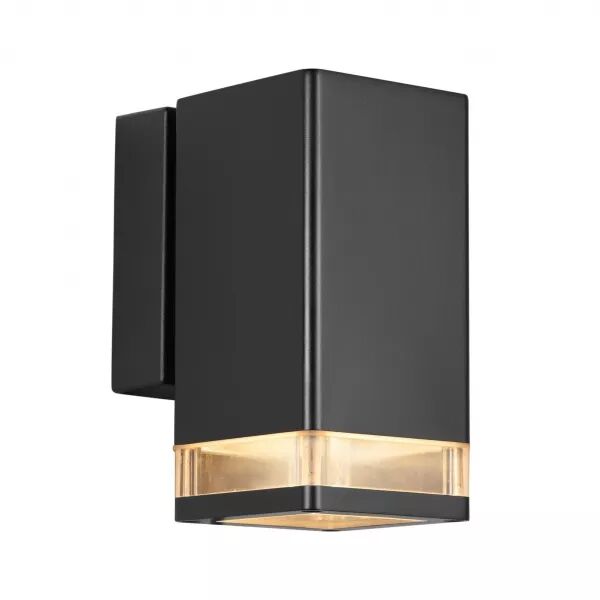 APPLIQUE MURALE - ELM - ALUMINIUM - NOIR -  GU10