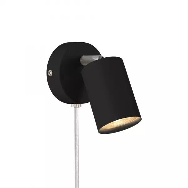 APPLIQUE MURALE - EXPLORE - M�TAL - NOIR -  GU10