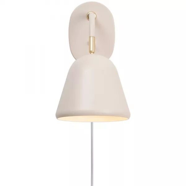 APPLIQUE MURALE - FLEUR - M�TAL - BEIGE -  E14