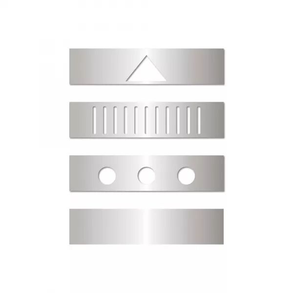 APPLIQUE MURALE - FOLD 15 - ACIER GALVANIS� - ACIER GALVANIS� - LED MODULE INCL.
