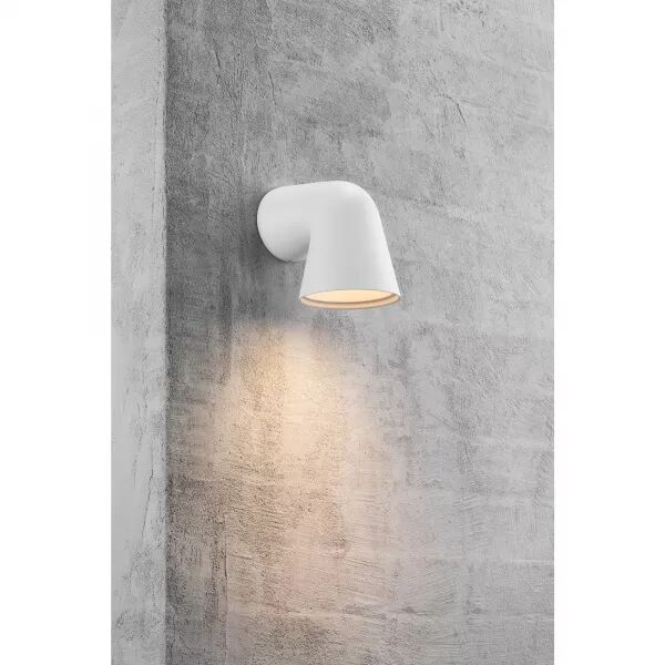 APPLIQUE MURALE - FRONT - ALUMINIUM - BLANC -  GU10
