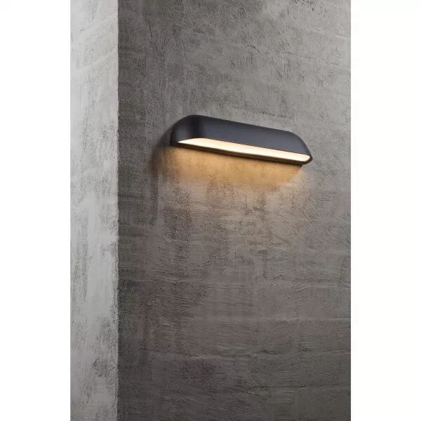 APPLIQUE MURALE - FRONT 36 - M�TAL - NOIR - LED MODULE INCL.
