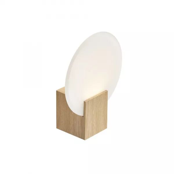 APPLIQUE MURALE - HESTER -  PLASTIQUE - FEUILLE DE BOIS - LED MODULE INCL.