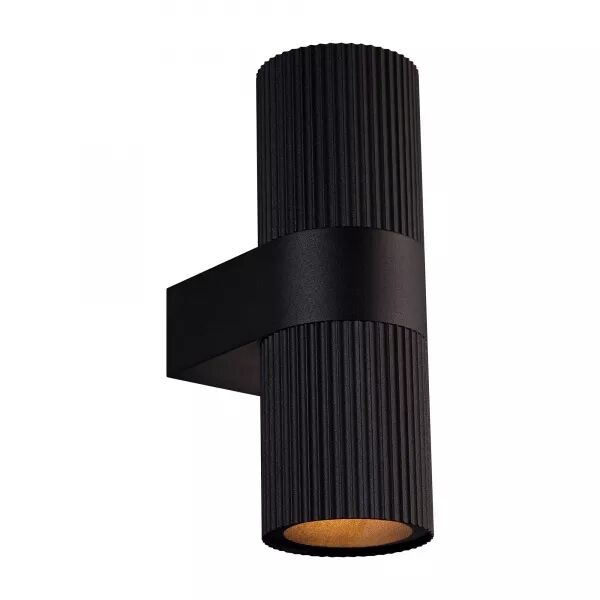 Applique murale - KYKLOP Ripple - Aluminium - Noir -  GU10 (2318051003)