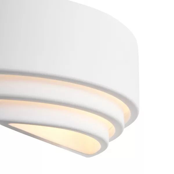 Applique murale - LANCIO Oblong - Pl�tre - Blanc -  E14 (2412481001)