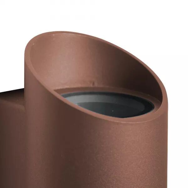 APPLIQUE MURALE - NICO 22 ROND - ALUMINIUM - COULEUR ROUILLE -  GU10