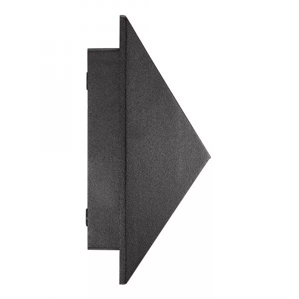 APPLIQUE MURALE - PONTIO 15 - ALUMINIUM - NOIR -  GU10