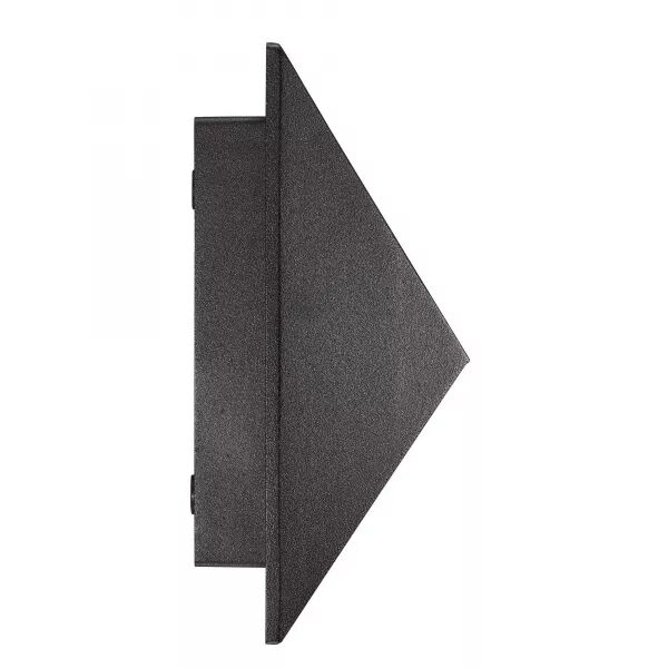 APPLIQUE MURALE - PONTIO 27 - ALUMINIUM - NOIR -  GU10