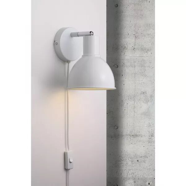 APPLIQUE MURALE - POP - M�TAL - BLANC -  E27