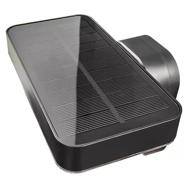 APPLIQUE MURALE - RICA CARR� -  PLASTIQUE - NOIR - SOLARLED