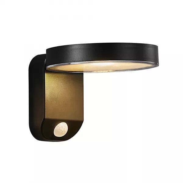 Applique murale - RICA Rond -  Plastique - Noir - SolarLed (2118141003)