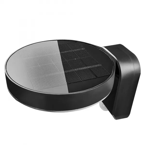 APPLIQUE MURALE - RICA ROND -  PLASTIQUE - NOIR - SOLARLED