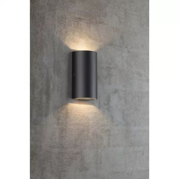 APPLIQUE MURALE - ROLD ROND - M�TAL - NOIR - LED MODULE INCL.