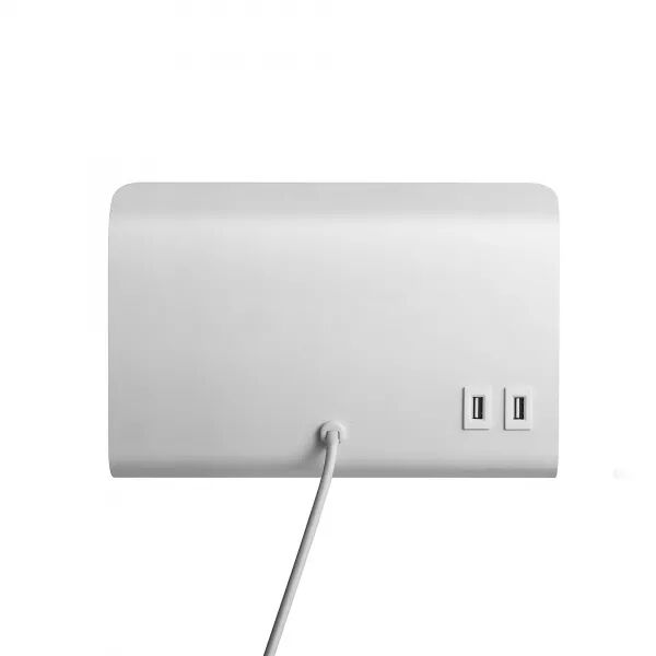 APPLIQUE MURALE - ROOMI - M�TAL - BLANC -  GU10
