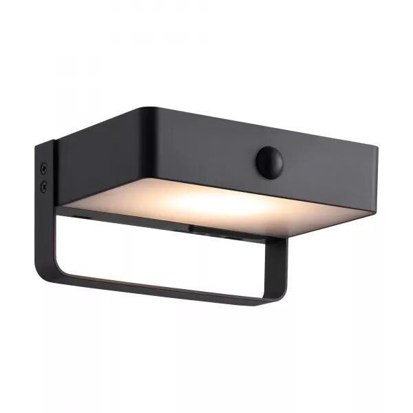 APPLIQUE MURALE - SAULIO - ALUMINIUM - NOIR - LED MODULE INCL.