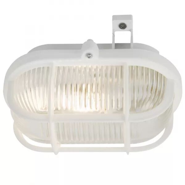 APPLIQUE MURALE - SKOT -  PLASTIQUE - BLANC -  E27