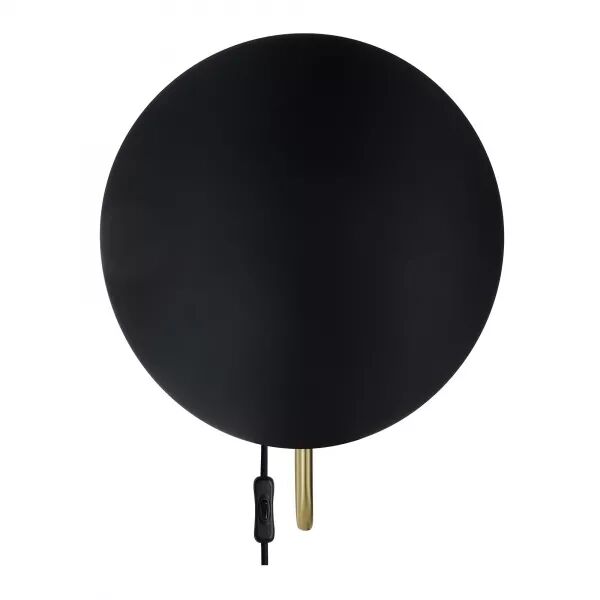 APPLIQUE MURALE - SPARGO - M�TAL - NOIR/LAITON -  E27