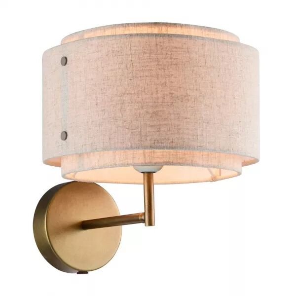 APPLIQUE MURALE - TAKAI - ACIER INOXYDABLE - BEIGE -  E27
