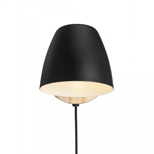 APPLIQUE MURALE - THEO - M�TAL - NOIR -  GU10
