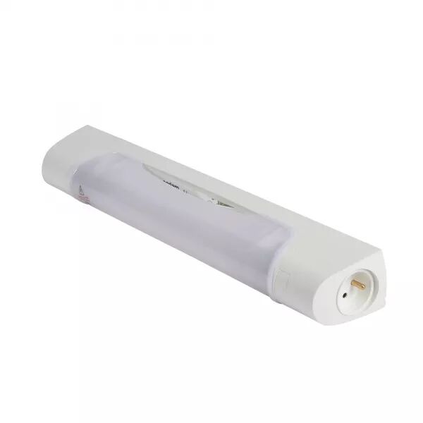 APPLIQUE STANDARD 470MM IP21 ET IK04 PRISMALINE �QUIP�E TUBE LED S19 +PRISE 2P+T