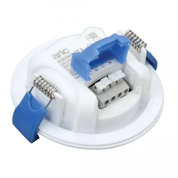 AQUAFLAT - ENCASTR� IP20/65 VOL.2, FIXE, BLANC, LED INT�G. 6W 3000K 500LM