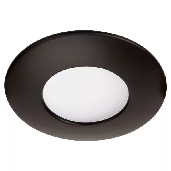 AQUAFLAT - Encastr� IP20/65 Vol.2, fixe, noir, LED int�g. 6W 3000K 450lm (50792)