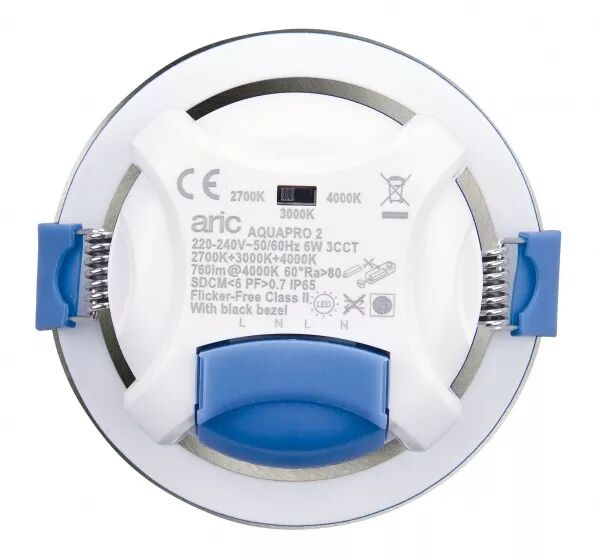 AQUAPRO NKL 8W 30000H IK02 IP20/65 60� RG0 800 LM CCT 2700-3000-4000K